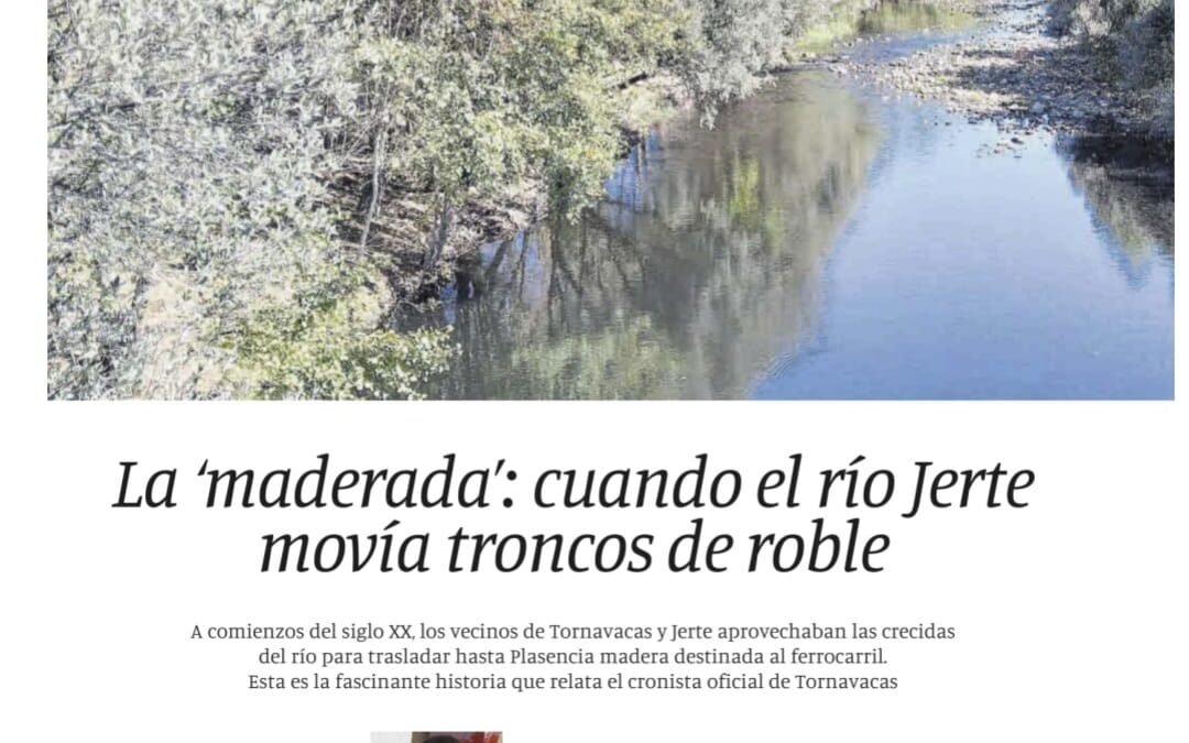 Articulo del Cronista,  Juan Pedro Recio Cuesta, publicado en el Periódico de Extremadura