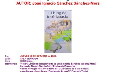 PRESENTACIÓN LIBRO: «EL BLOG DE JOSÉ INGACIO»