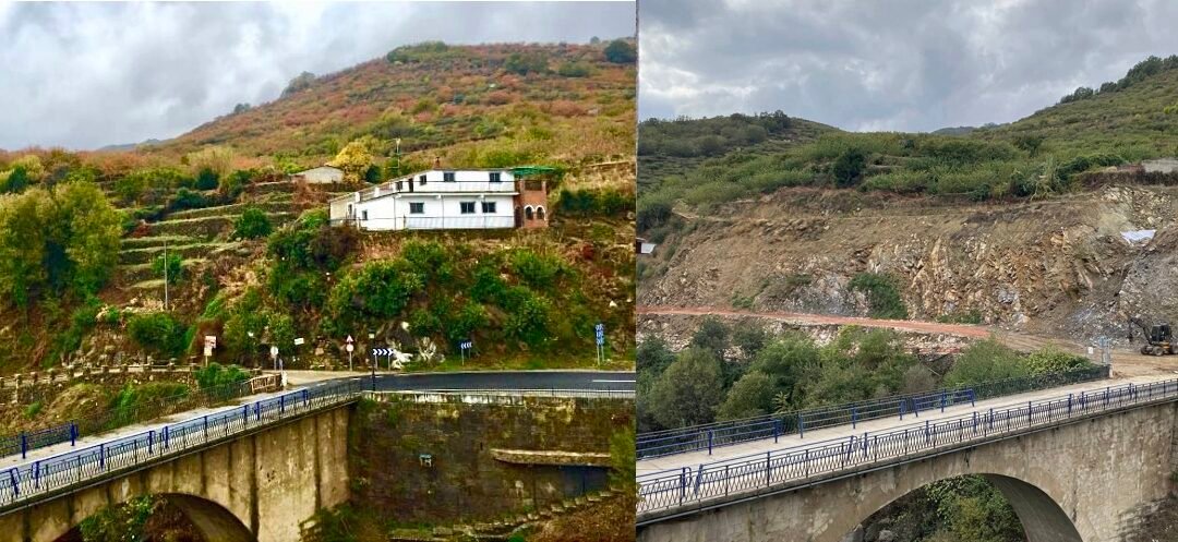 CONTINÚAN LAS OBRAS DE CONSTRUCCIÓN DEL NUEVO PUENTE DE CABEZUELA DEL VALLE