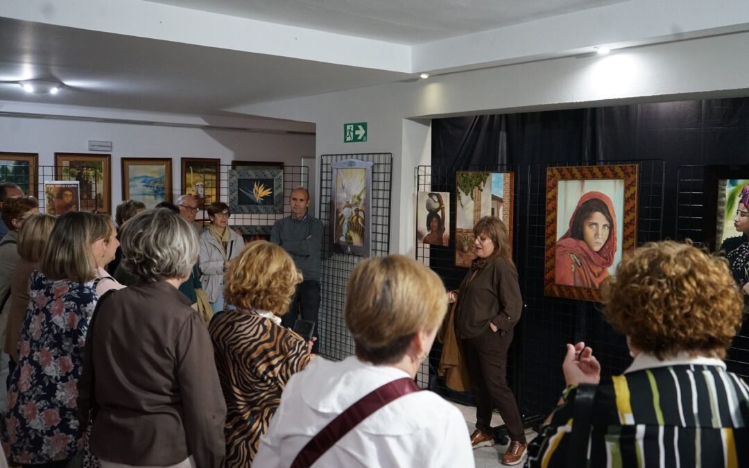 Mª Carmen Sánchez Chaves, Expone sus Trabajos en Puebla de la Calzada