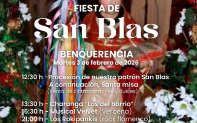 ¡Llega la Fiesta de San Blas 2026 a Benquerencia!