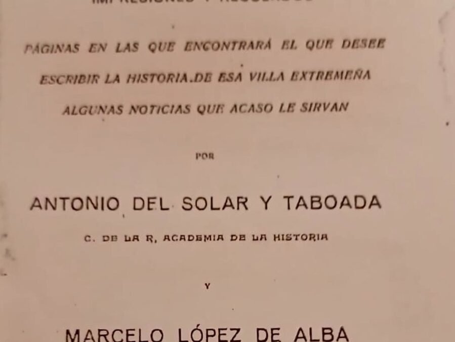 FELICIANO ROCHA AUTORIZÓ PUBLICAR EL LIBRO “ZARZA LA MAYOR»