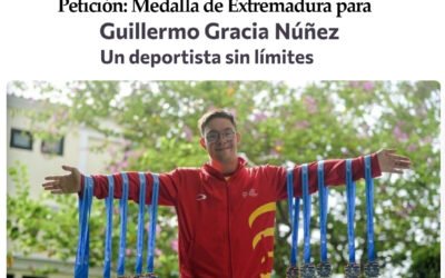 Petición: Medalla de Extremadura para GUILLERMO GRACIA NÚÑEZ, un deportista sin límites