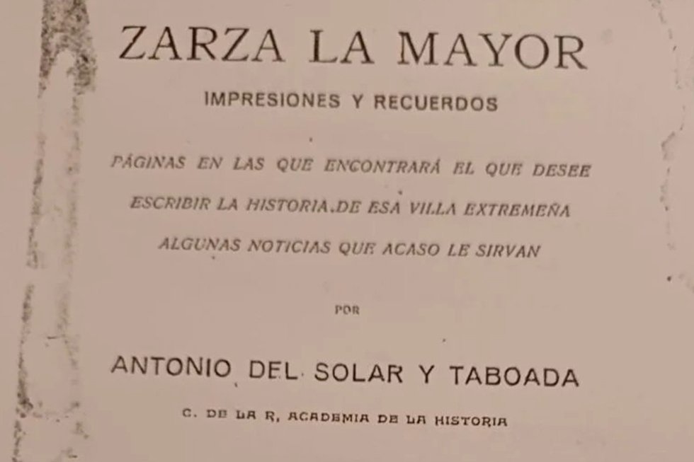 «ZARZA LA MAYOR, IMPRESIONES Y RECUERDOS»