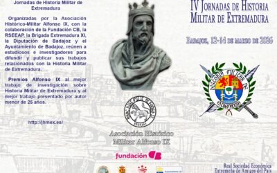 IV Jornadas de Historia Militar de Extremadura, Badajoz, 12-14 de marzo de 2026