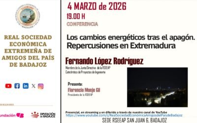 CONFERENCIA: «Los cambios energéticos tras el apagón. Repercusiones en Extremadura»