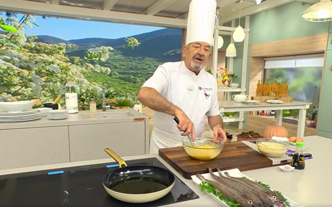 Tornavacas, en el programa de Antena 3 «Cocina abierta», conducido por Karlos Arguiñano