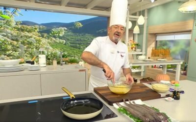 Tornavacas, en el programa de Antena 3 «Cocina abierta», conducido por Karlos Arguiñano