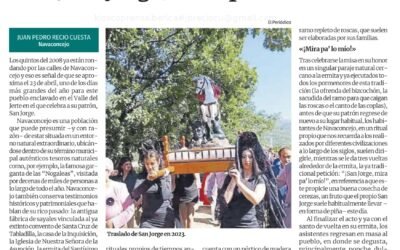 “¡San Jorge, mira pa’ lo mío!”: Navaconcejo se prepara para festejar a su patrón