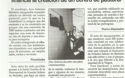 25 años del Centro Pastoral Ntra. Señora de Barbaño