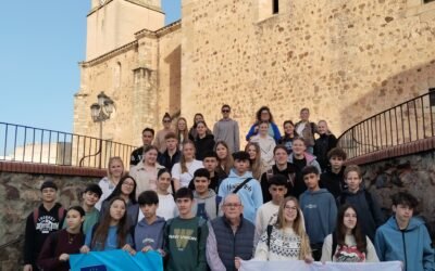 Visita guiada con alumnos del Udens College (Paises Bajos) y el IES Extremadura. Proyecto Movilidad Erasmus