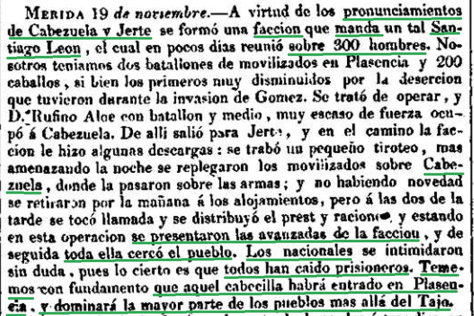 Santiago León: uno de los guerrilleros carlistas más temidos del norte extremeño
