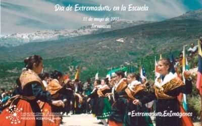 HISTORIAS DE TORNAVACAS (XXX): SUCEDIÓ UN 11 DE MAYO…PERO DE 1991. LA XIV SEMANA DE EXTREMADURA EN LA ESCUELA EN TORNAVACAS.
