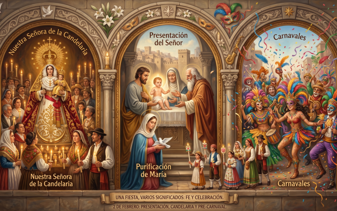 Presentación de Jesús, Purificación de María, la Candelaria y los Carnavales