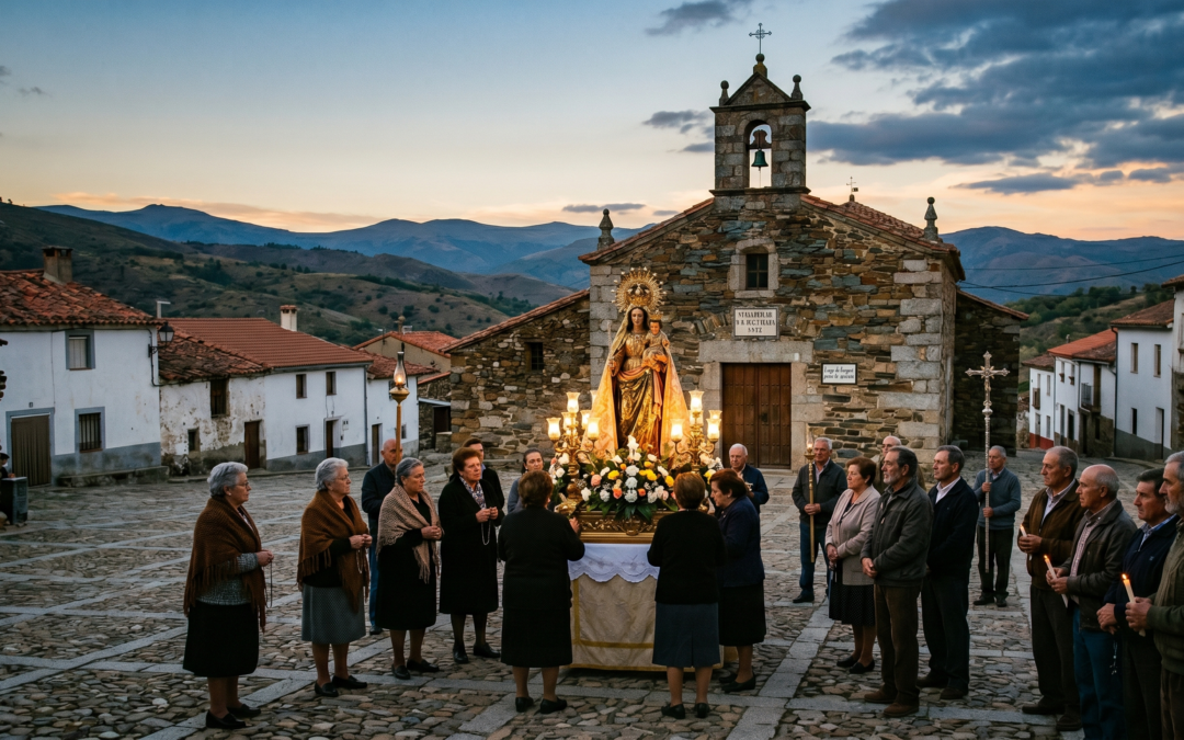 El blog del cronista Visita al pueblo a 160 kilómetros de Cáceres donde la Virgen detuvo una guerra