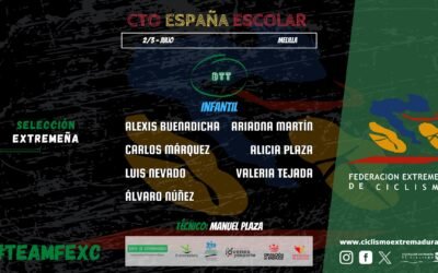 Varios jóvenes ciclistas tornavaqueños representarán a la Selección Extremeña en el Campeonato de España