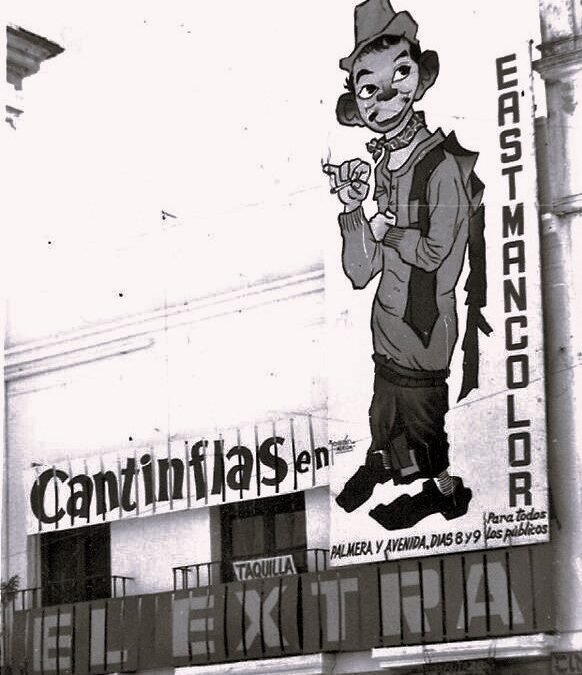 Montijo. Cantinflas en los cines Palmera y Avenida