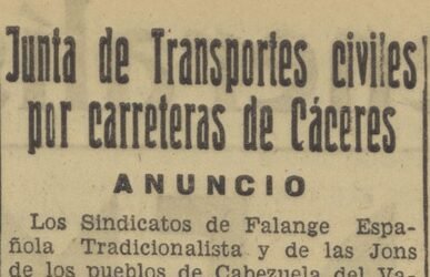 HISTORIAS DE LA CEREZA EN EL JERTE (II): LA INCIDENCIA DE LA GUERRA CIVIL EN LA RECOLECCIÓN DE LA CEREZA (I). L AS CAMPAÑAS DE 1937 Y 1938.