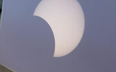 EL ECLIPSE DESDE EL MONTE SAN ANTÓN DE MÁLAGA