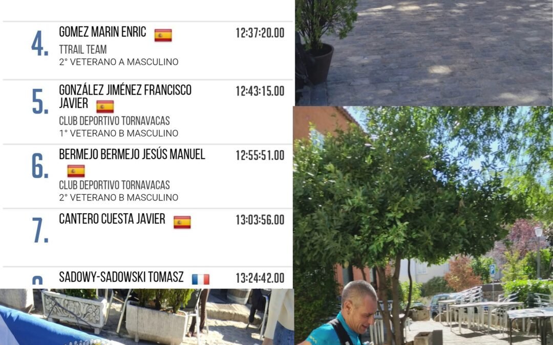 Destacada actuación de Javier González y Susi Bermejo, corredores por montaña tornavaqueños, en el Gran Trai l de Peñalara